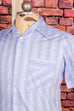 70s Hemd blau Kragen 60er 70er blau Dandy Disco M 48-50 Mann real-rockabilly Rockabilly S 44-46 Schlager Special vintageberlin.de