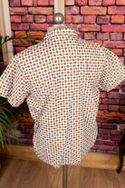 60s Baumwollhemd gemustert