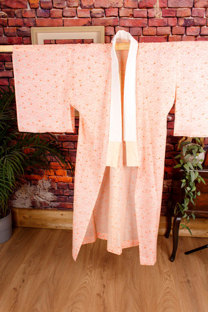 Vintage Kimono Juban Default Title 80er 90er Boho Frau L 44-46 M 40-42 pink rosa S 36-38 Special vintageberlin.de