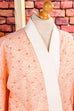 Vintage Kimono Juban 80er 90er Boho Frau L 44-46 M 40-42 pink rosa S 36-38 Special vintageberlin.de