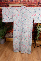 Vintage Kimono petrol Muster