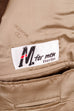 Vintage Valentino Sakko kariert 70er 80er beige Dandy Designer M 48-50 Mann orange Schlager Special vintageberlin.de