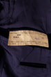 Vintage Samt Sakko nachtblau 70er Abendmode blau Boho Dandy Disco Mann S 44-46 Schlager Special vintageberlin.de