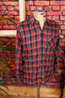 VEB Permaflott Hemd kariert 70er DDR Disco grau L 52-54 M 48-50 Mann Rockabilly rot Schlager Special vintageberlin.de