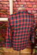 VEB Permaflott Hemd kariert 70er DDR Disco grau L 52-54 M 48-50 Mann Rockabilly rot Schlager Special vintageberlin.de
