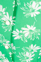 70s Schlagerkleid grasgrün