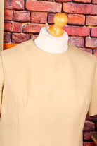 60s Etuikleid beige