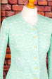 60s Minikleid türkis Stretch 60er 70er Disco Frau real-disco real-rockabilly Rockabilly S 36-38 Schlager Special türkis vintageberlin.de