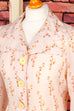 70s Bluse Megakragen 60er 70er beige Boho braun Disco Frau M 40-42 real-disco real-rockabilly Rockabilly S 36-38 Schlager Sekretärin Special vintageberlin.de