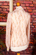 70s Bluse Megakragen 60er 70er beige Boho braun Disco Frau M 40-42 real-disco real-rockabilly Rockabilly S 36-38 Schlager Sekretärin Special vintageberlin.de