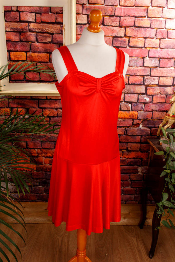 60s Disco Minikleid rot Default Title 60er 70er Disco Frau M 40-42 real-disco real-rockabilly Rockabilly rot Schlager Special vintageberlin.de