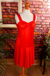 60s Disco Minikleid rot Default Title 60er 70er Disco Frau M 40-42 real-disco real-rockabilly Rockabilly rot Schlager Special vintageberlin.de