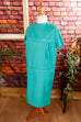 60s Egg-Shape Kleid türkis 60er Boho DDR Disco Frau M 40-42 real-disco real-rockabilly Rockabilly S 36-38 Schlager Special türkis vintageberlin.de