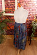 90s Viskoserock bunt Muster 90er Boho bunt Frau grau L 44-46 orange real-boho Special XL 48-50 vintageberlin.de
