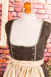Mieder-Dirndl grün bestickt + Schürze Dirndl Frau gold grün L 44-46 Special vintageberlin.de
