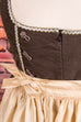 Mieder-Dirndl grün bestickt + Schürze Dirndl Frau gold grün L 44-46 Special vintageberlin.de