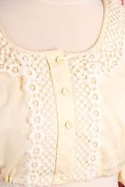 Dirndlbluse creme Spitze