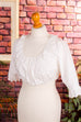 Dirndlbluse weiß Spitze Default Title 70er Dirndl Frau M 40-42 weiß vintageberlin.de