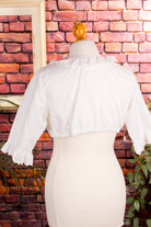 Dirndlbluse weiß Spitze