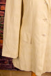 Leinenmix Blazer beige gold 80er 90er beige Designer Frau gold M 40-42 S 36-38 Sekretärin Special vintageberlin.de