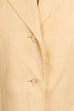 Leinenmix Blazer beige gold 80er 90er beige Designer Frau gold M 40-42 S 36-38 Sekretärin Special vintageberlin.de
