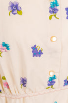 70s Nachtkleid Hauskleid Blumen