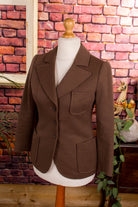 60s Wolle Blazer braun