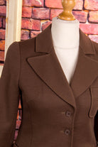 60s Wolle Blazer braun