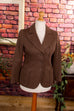 60s Wolle Blazer braun 60er 70er braun Dandy Disco Frau real-disco real-rockabilly Rockabilly S 36-38 Schlager Special vintageberlin.de