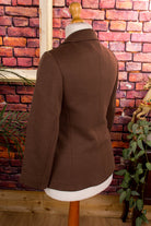 60s Wolle Blazer braun