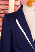 maritimer Blazer blau weiß