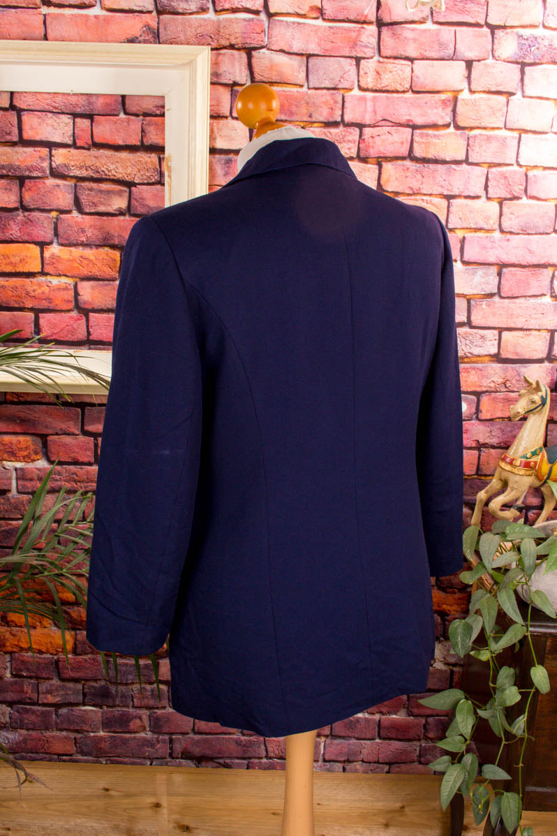 maritimer Blazer blau weiß