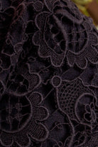 60s Tunika Langtop schwarz Wolle
