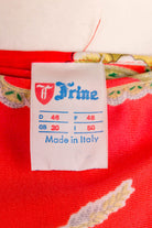 Boho Hauskleid rot Muster