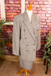 80s Oversize Blazer grau Leinen 80er 90er Frau grau M 40-42 real-80er S 36-38 Sekretärin Special vintageberlin.de