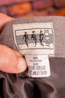 80s Rock greige schmal 80er 90er beige Disco Frau grau real-80er Rockabilly S 36-38 Sekretärin Special vintageberlin.de