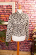 Brokat Blazer gold-schwarz 90er Abendmode Boho Disco Frau gold Gothic M 40-42 schwarz Special vintageberlin.de