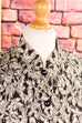 Brokat Blazer gold-schwarz 90er Abendmode Boho Disco Frau gold Gothic M 40-42 schwarz Special vintageberlin.de