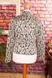 Brokat Blazer gold-schwarz 90er Abendmode Boho Disco Frau gold Gothic M 40-42 schwarz Special vintageberlin.de