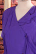 80er Disco Fledermaus-Top lila 80er 90er Boho Disco Frau lila M 40-42 real-80er Special vintageberlin.de