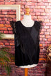 80s Patchwork Top schwarz Default Title 80er Boho Disco Frau Gothic M 40-42 real-80er schwarz Special vintageberlin.de