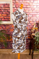 60s Discokleid Pilzmuster