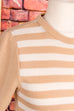 VEB Ringelshirt beige 60er 70er beige Dandy DDR Disco M 48-50 Mann real-disco S 44-46 Schlager Special weiß vintageberlin.de