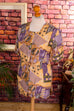 Vintage Seidentop bunt Muster Default Title 90er bunt Frau gelb lila M 40-42 S 36-38 Special vintageberlin.de