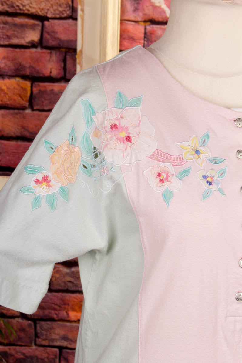 80s Shirt pastell