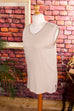 Seide Ringelshirt Strick Default Title beige Frau M 40-42 Special vintageberlin.de