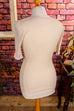 Vintage Unterhemd Strick 50er 60er beige Flapper&Charleston Frau Rockabilly S 36-38 vintageberlin.de