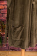 Boho Samt Weste grün 80er 90er Boho Frau Gothic Grunge grün Hippie L 44-46 real-boho Special XL 48-50 vintageberlin.de