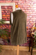 Boho Samt Weste grün 80er 90er Boho Frau Gothic Grunge grün Hippie L 44-46 real-boho Special XL 48-50 vintageberlin.de