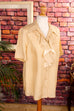 Seidenbluse gold Rüschen Default Title Abendmode Boho Disco Frau gold L 44-46 M 40-42 real-boho Special vintageberlin.de
